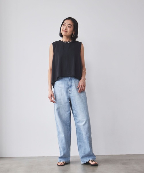「YANUK」 デニムパンツ 27inch ブルー レディース_18