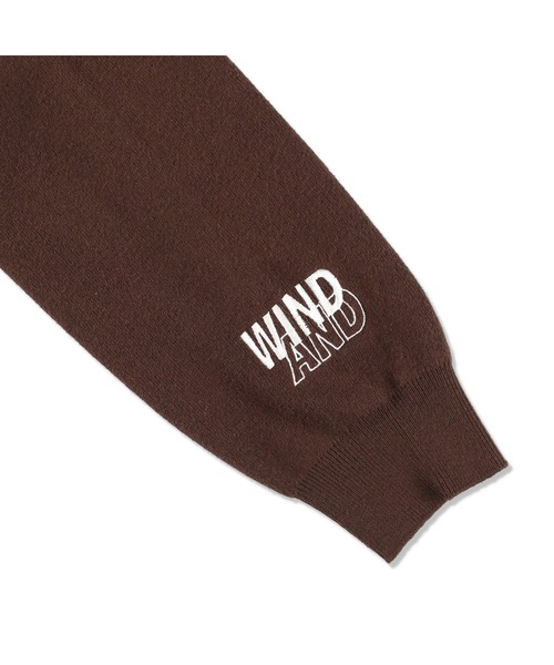 WIND AND SEA（ウィンダンシー） 長袖ニット X-LARGE グレー メンズ