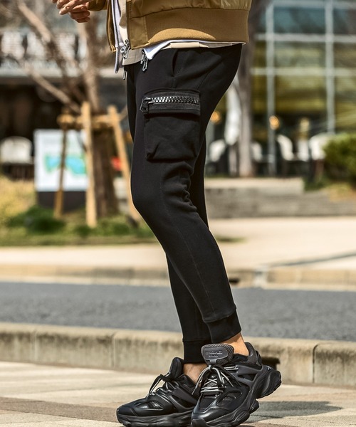 「1PIU1UGUALE3 RELAX 」 スウェットパンツ M ブラック メンズ_画像9