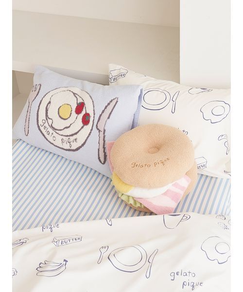 gelato pique Sleep クッション クッションカバー 「Sleep」モーニング