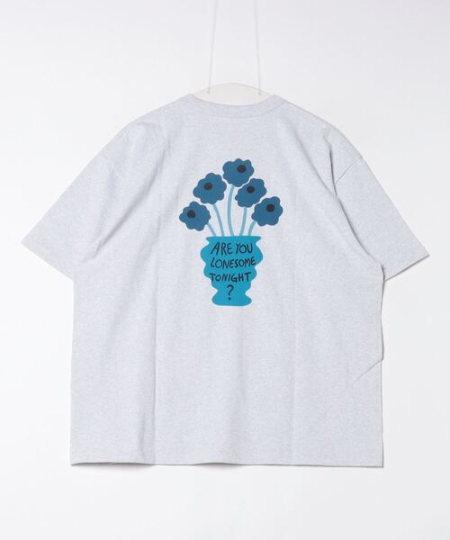 「BEAMS T」 半袖Tシャツ L ライトグレー メンズ_画像2