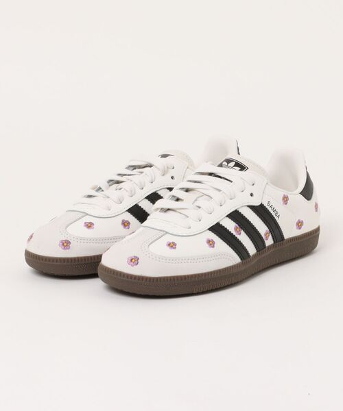 adidas（アディダス） スニーカー 「adidas」SAMBA OG W フラワー刺繍