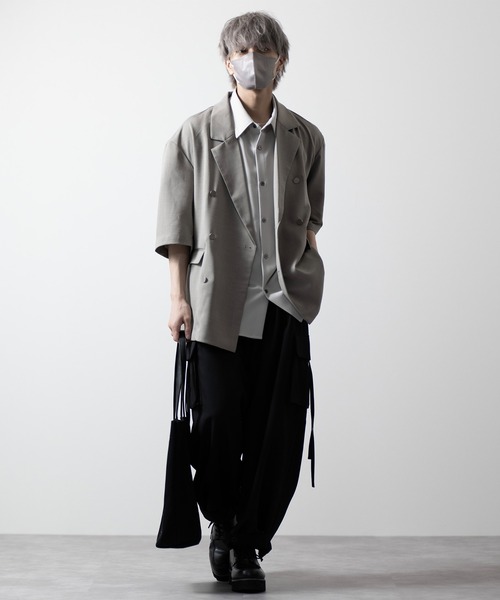 「CLEL」 カーゴパンツ X-SMALL ブラック メンズ_画像8