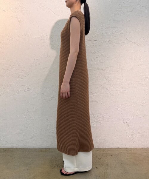 Loungedress（ラウンジドレス） ワンピース ハイスリットニット