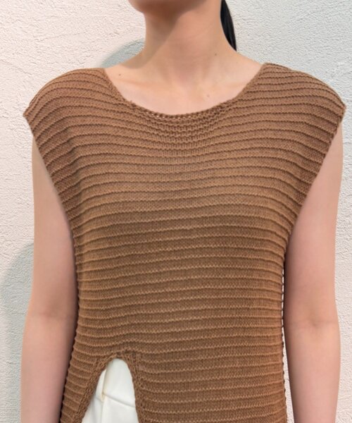 Loungedress（ラウンジドレス） ワンピース ハイスリットニット