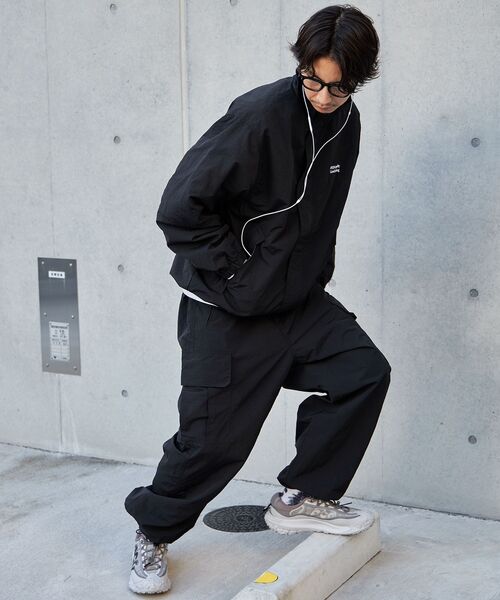 「FFEIN」 カーゴパンツ LARGE ブラック メンズ_画像3