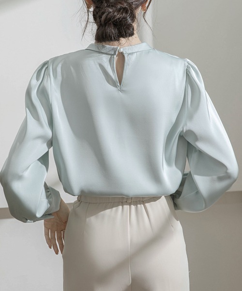 「Miniministore」 長袖ブラウス X-LARGE ホワイト レディース_画像9