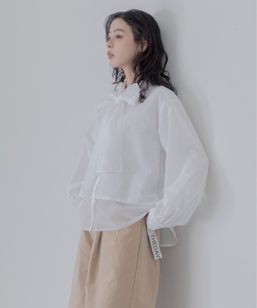 「Eimee Law」 長袖ブラウス FREE サックスブルー レディース_画像6