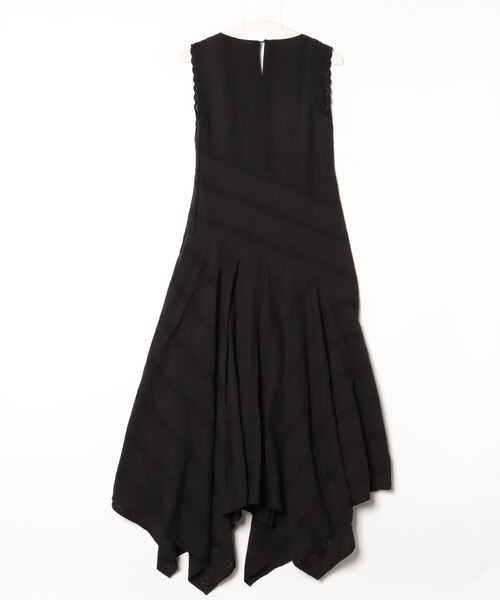 「ALLSAINTS」 ノースリーブワンピース 4 ブラック レディース_画像2
