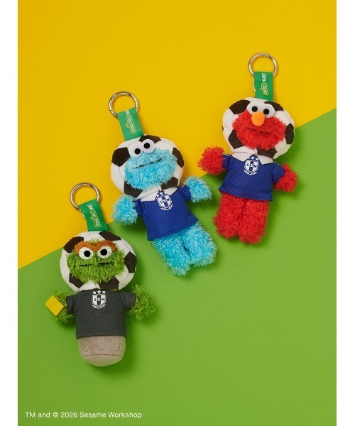 SESAME STREET（セサミストリート） キーホルダー ぬいぐるみチャーム