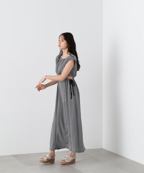 「JILL by JILL STUART」 ノースリーブワンピース FREE ブラック レディース_画像3