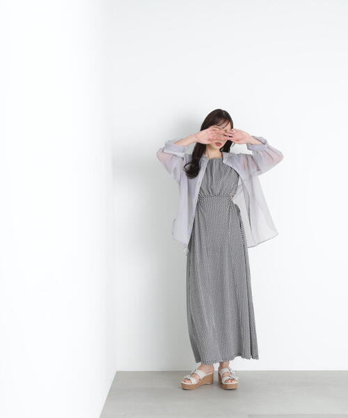 「JILL by JILL STUART」 ノースリーブワンピース FREE ブラック レディース_画像4