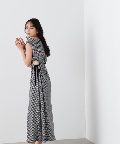 「JILL by JILL STUART」 ノースリーブワンピース FREE ブラック レディース_画像6