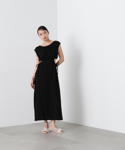 「JILL by JILL STUART」 ノースリーブワンピース FREE ブラック レディース_画像9