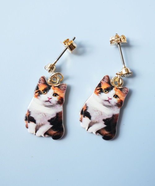 Port（ポート） ピアス 「 」 リアルキャット デザインピアス / ネコ_