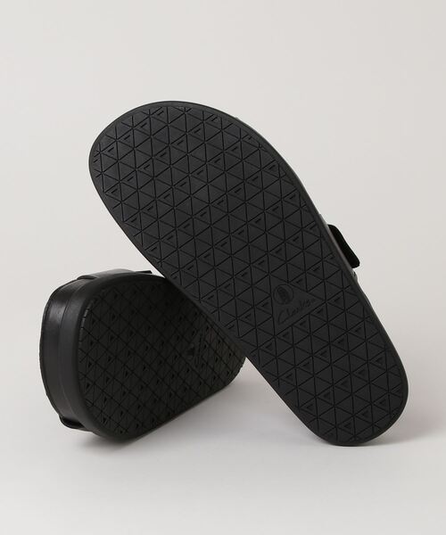 「Clarks」 サンダル UK9 ブラック メンズ_画像3