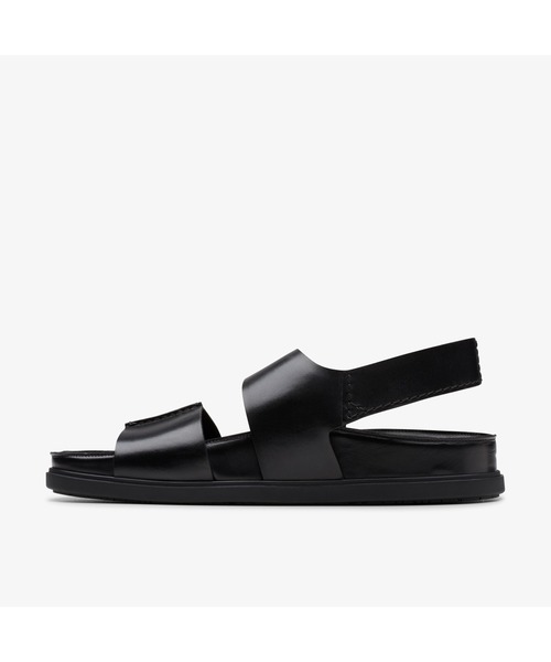 「Clarks」 サンダル UK9 ブラック メンズ_画像4