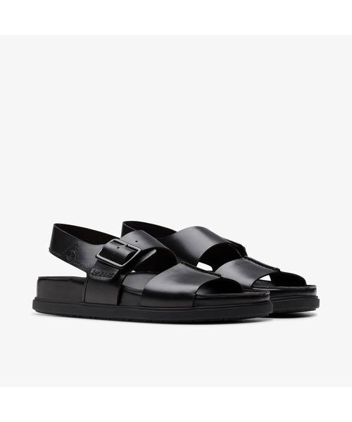 「Clarks」 サンダル UK9 ブラック メンズ_画像6