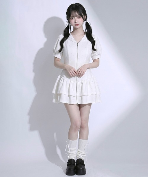 DearMyLoveRose（ディアマイラブローズ） ワンピース 夏 半袖 フロント