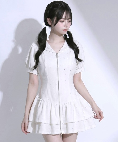 DearMyLoveRose（ディアマイラブローズ） ワンピース 夏 半袖 フロント