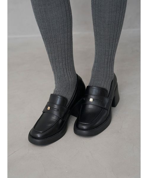 snidel♡ヒール ローファー M size SNIDEL（スナイデル） ローファー ベーシックヒールローファー