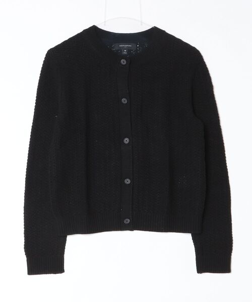 「BANANA REPUBLIC FACTORY STORE」 ニットカーディガン X-SMALL ブラック レディース_画像4