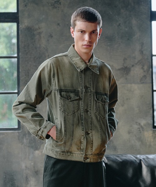 Regen Glanz デニムジャケット gジャン compact vintage wash denim