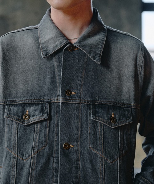 Regen Glanz デニムジャケット gジャン compact vintage wash denim