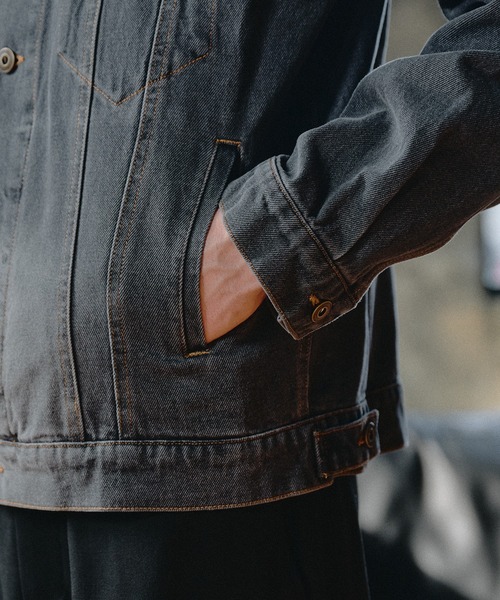 Regen Glanz デニムジャケット gジャン compact vintage wash denim
