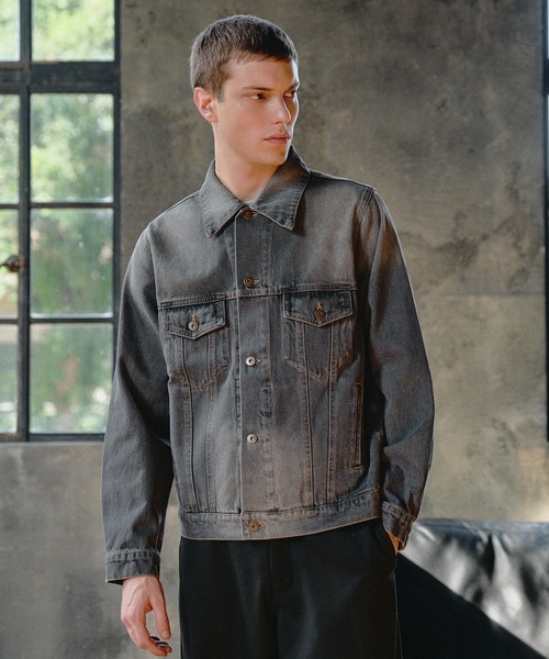 Regen Glanz デニムジャケット gジャン compact vintage wash denim