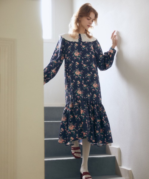 Cath Kidston（キャス・キッドソン） ワンピース エンブロイダリー
