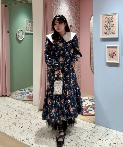 Cath Kidston（キャス・キッドソン） ワンピース エンブロイダリー