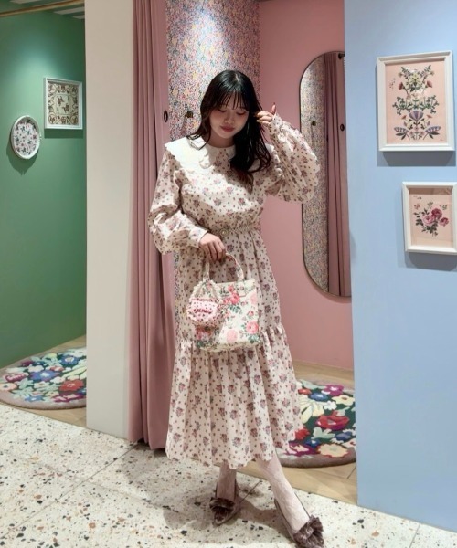 Cath Kidston（キャス・キッドソン） ワンピース エンブロイダリー