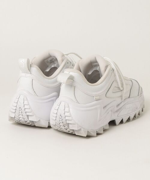 「FILA」 ローカットスニーカー 25.5cm ホワイト レディース_画像2