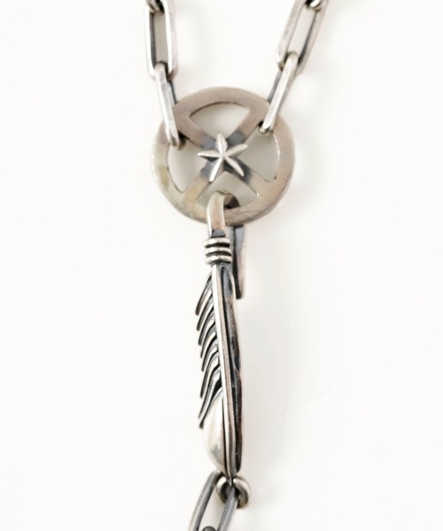 NO ID.（ノーアイディー） ネックレス 「NO ID.」Silver Big Feather