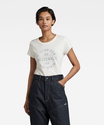 G-STAR RAW tシャツ ORIGINALS GRAPHIC SLIM TOP/グラフィック