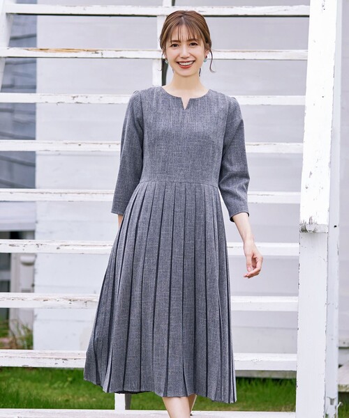 Tiaclasse ワンピース 「洗える」プリーツワンピース : ZOZOTOWN Yahoo