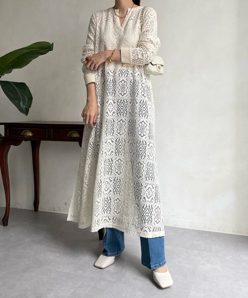 DouDou（ドゥドゥ） ワンピース レース2WAYワンピース : ZOZOTOWN