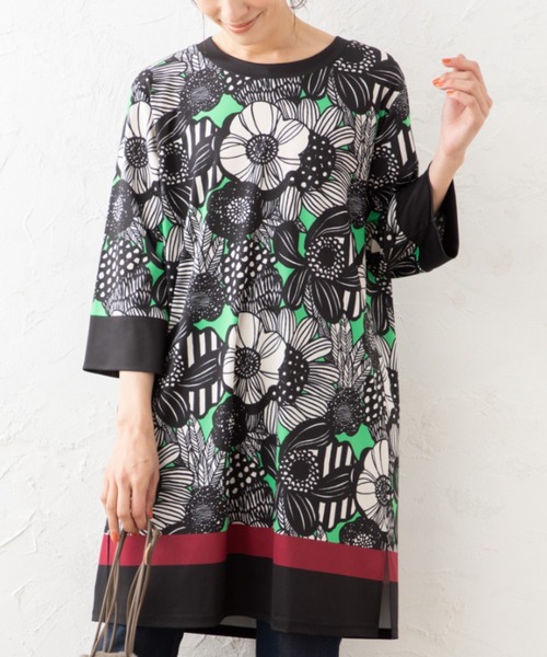 チュニック ポンチパネルプリントチュニック レディース 68783835 ZOZOTOWN Yahoo!店 通販 Yahoo