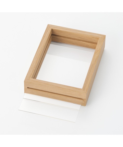 無印良品（MUJI） 写真立て 木製フレーム・L判サイズ用 有効表示寸法