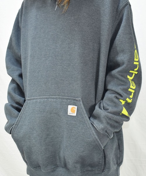 00sNewVintage carharttロゴパーカー スウェット海外古着 Carhartt パーカー 「ヴィンテージ古着」Carhartt / カーハート