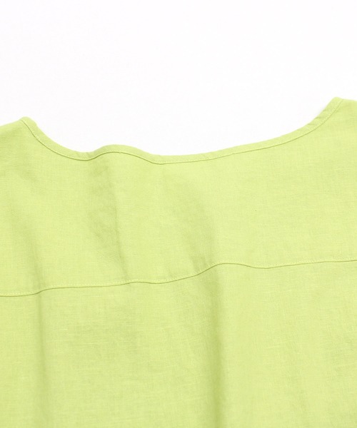 tシャツ B2810 リネンレーヨン布帛Ｔシャツ レディース RNA-N tシャツ B2810 リネンレーヨン布帛Tシャツ レディース