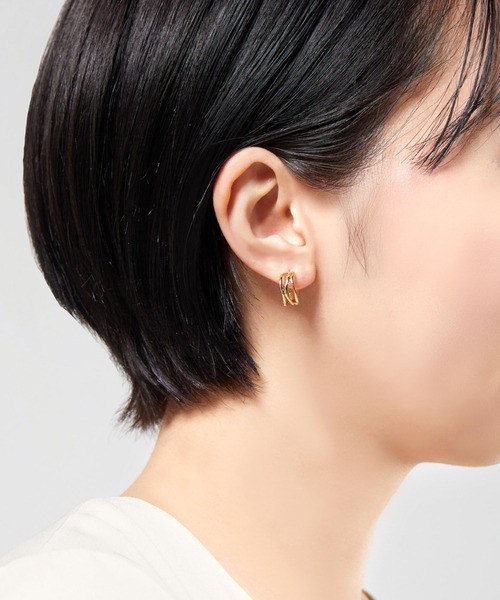 VENDOME プラチナ　フープ　ピアス 8mm VENDOME プラチナ フープ ピアス 8mm プラチナフープピアス