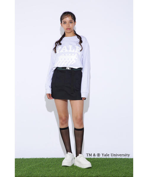 NBB WEEKEND スカート 「NBB WEEKEND」Nバックルベルト付き