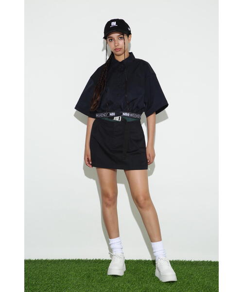 NBB WEEKEND スカート 「NBB WEEKEND」Nバックルベルト付き