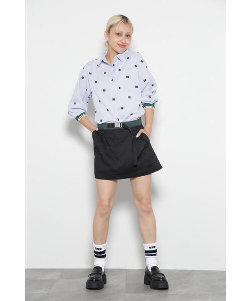 NBB WEEKEND スカート 「NBB WEEKEND」Nバックルベルト付き