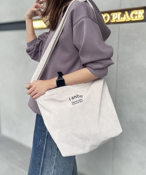 ikka（イッカ） ショルダーバッグ バッグ 太コールショルダーバッグ