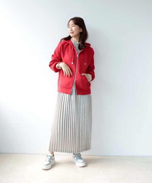 Jines パーカー ニットフードパーカー レディース : ZOZOTOWN