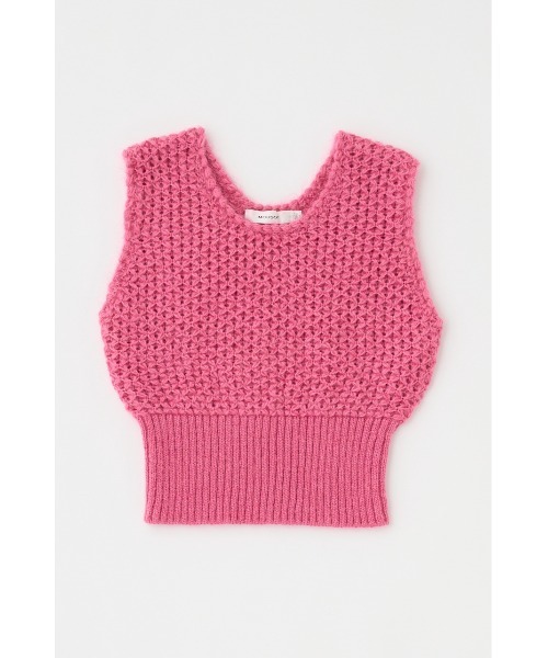 ブラウス シャツ MESH KNIT ベスト レディース