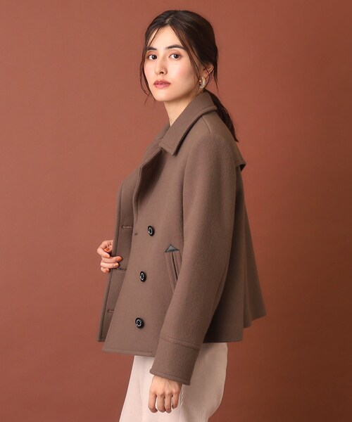 みっち　 美品 DRESSTERIOR ドレステリア 金ボタン ピーコート 干場義雅×DRESSTERIOR コラボ】ピーコート（Pコート